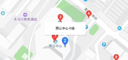 霄云中心地图